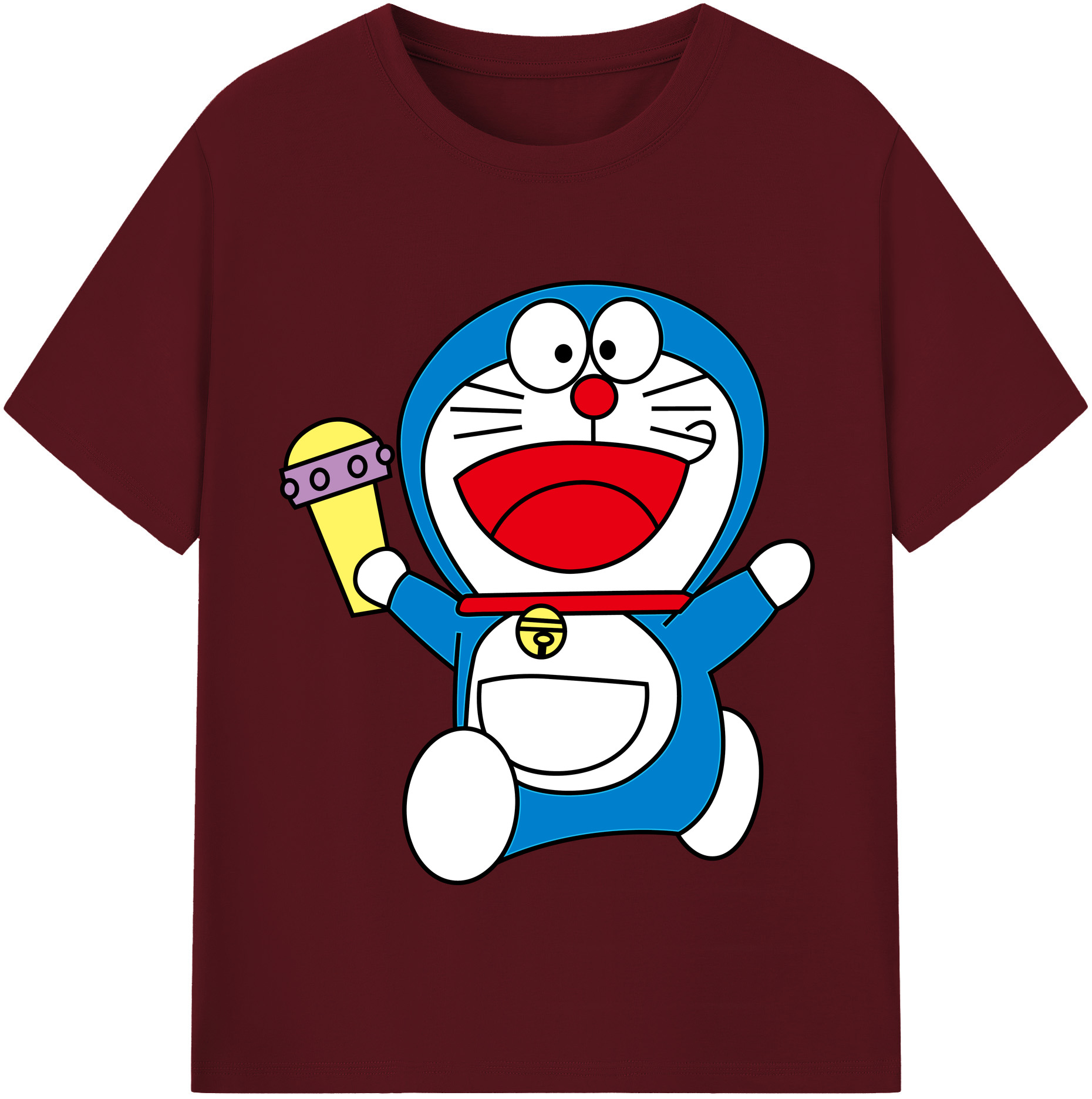 （画像用） ドラえもん Doraemon 綿100％半袖Tシャツ（フロントプリント）
